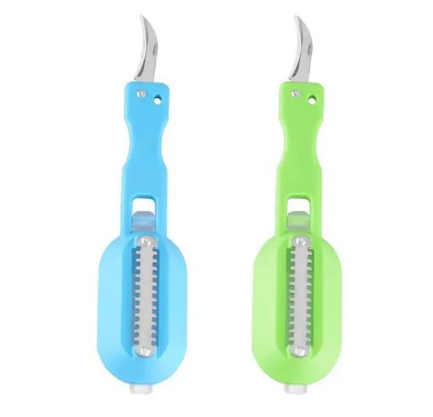 Рибочистка Ніж скребок для чищення риби Fish Scales Wiper Cleaning pr000257 фото