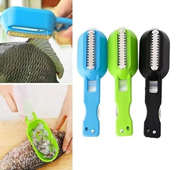 Рибочистка Ніж скребок для чищення риби Fish Scales Wiper Cleaning pr000257 фото