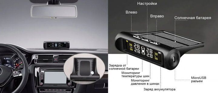 Система контролю тиску в шинах TPMS+SOLAR зовнішні датчики sp5521352 фото