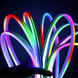 Розумна гнучка LED Neon RGB стрічка-шланг 10 метрів від USB керування режимами з телефону, Bluetooth додаток, пульт Jam74541 фото 5
