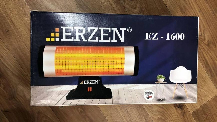 Інфрачервоний обігрівач кварцовий Erzen NH 1600 вт Erzen фото