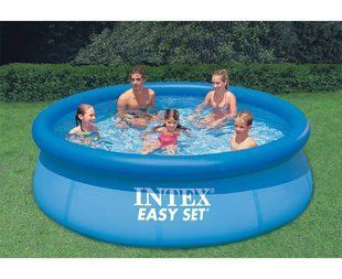 Надувний безкаркасний круглий басейн Intex 28132 (366-76см, 5621 л, фільтр-насос 230V) 6903136687012 фото