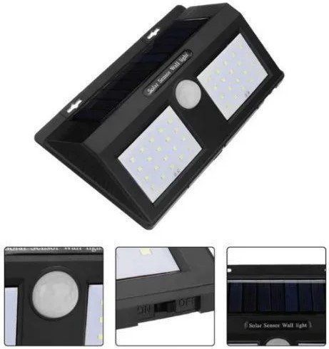Подвійний Світильник сонячна панель із датчиком руху Solar Sensor Wall Light 1626A 22600542 фото