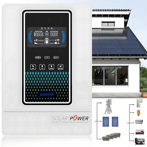 Гібридний інвертор із чистою синусоїдою на 48 Вт Jarrett 6.5KW чиста синусоїда G9160 фото