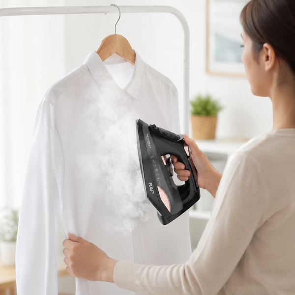 Утюг RAF ELECTRIC STEAM IRON R.1388 / Паровой утюг беспроводной + зарядная база, 2400 Вт / Утюг с керамическим покрытием 2055086 фото