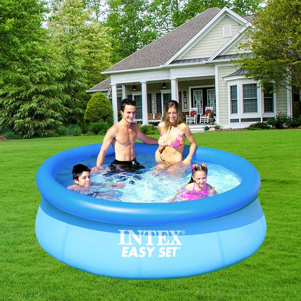 Надувний безкаркасний круглий басейн Intex 28132 (366-76см, 5621 л, фільтр-насос 230V) 6903136687012 фото