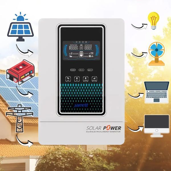 Гібридний інвертор із чистою синусоїдою на 48 Вт Jarrett 6.5KW чиста синусоїда G9160 фото