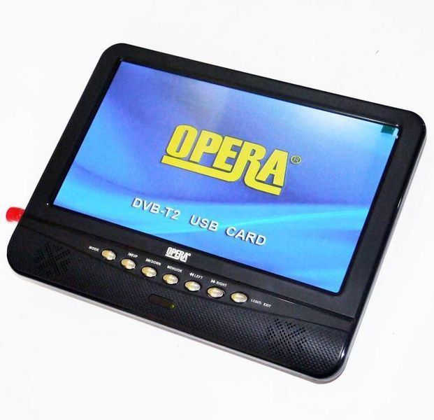 Портативний телевізор OPERA-901 LCD TV екран 9,5 nav200105 фото