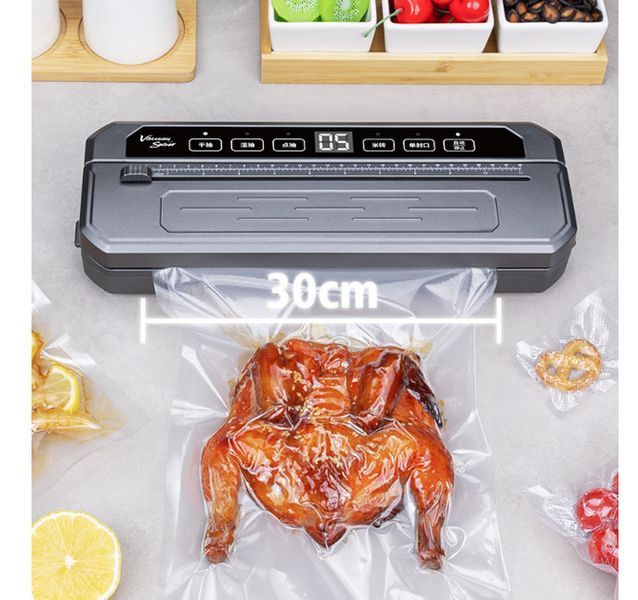 Вакуумний пакувальник універсальний Food Vaccum Sealer 65 kPa 6 режимів 2054177 фото