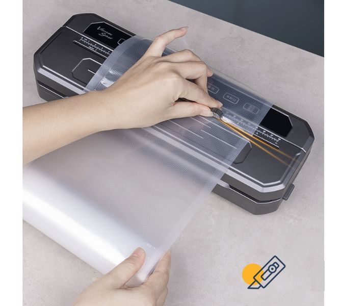 Вакуумний пакувальник універсальний Food Vaccum Sealer 65 kPa 6 режимів 2054177 фото