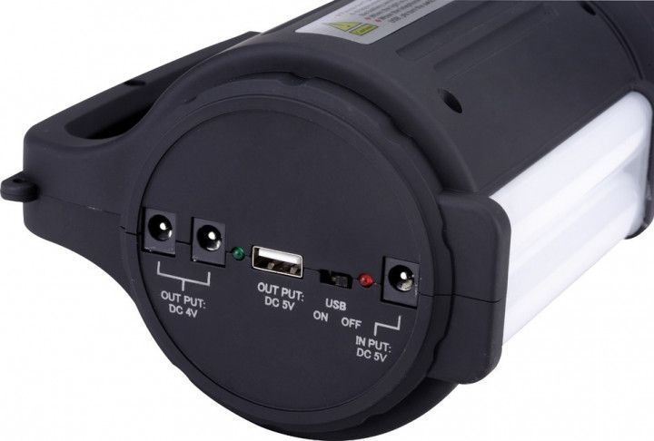 Потужний ліхтар Wimpex WX-2886 на акумуляторі 5W+22 LED 5500mAh 3 режими + power bank WX-2886 фото