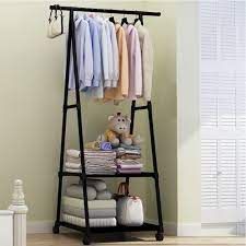 Універсальна міцна підлогова пересувна стійка вішалка для одягу Coat Rack pr220033214 фото