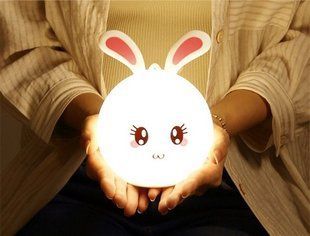 Дитячий силіконовий нічник 3DTOYSLAMP Кролик 540145100 фото