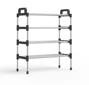 Полиця для взуття метал 4 секції Shoe rack Jam1105 фото