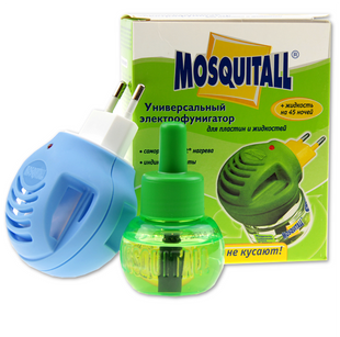 Комплект від комарів, прилад + рідина 45 ночей Mosquitall універсальний захист nav201033 фото