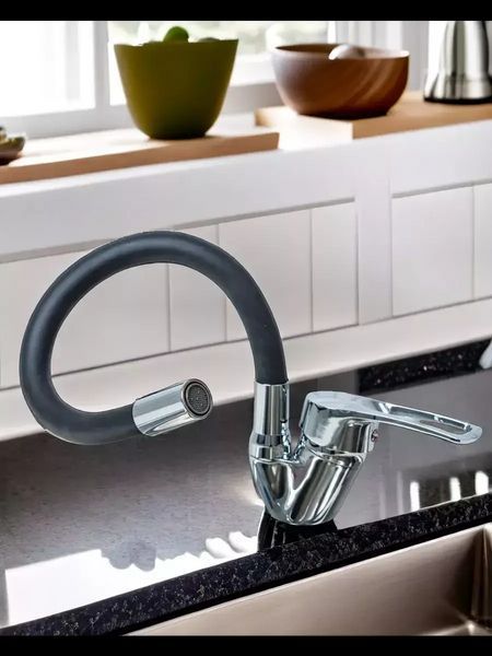 Змішувач гнучким краном 47 см для ванної та кухні Water tap HA-181 2053881 фото