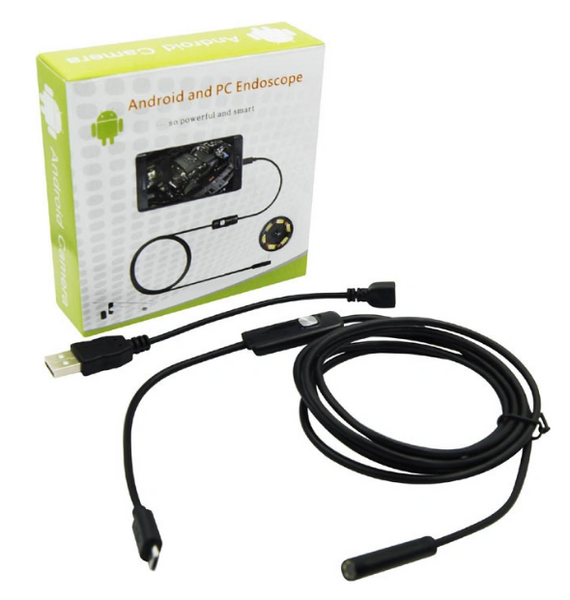 Камера Ендоскоп Android та PC Endoscope, гнучка USB-камера (100P) 5 м 2051114 фото