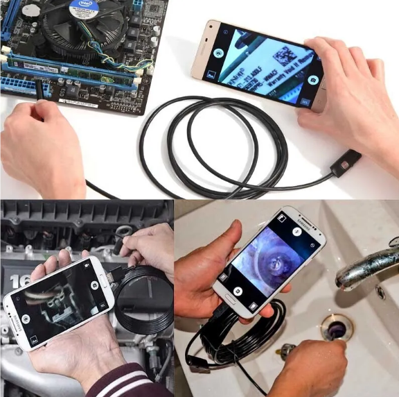 Камера Ендоскоп Android та PC Endoscope, гнучка USB-камера (100P) 5 м 2051114 фото