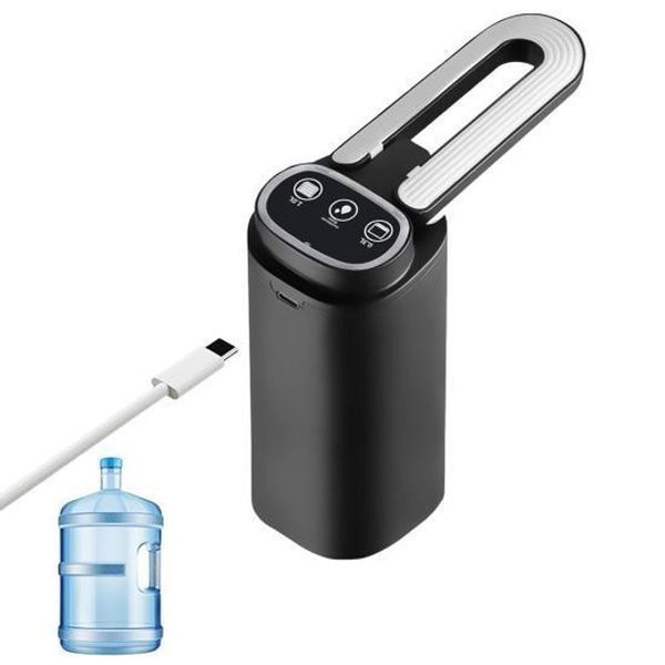 Дозатор для води автоматичний насос для пляшок з водою з USB-зарядкою чорний XL-1286 2054101 фото