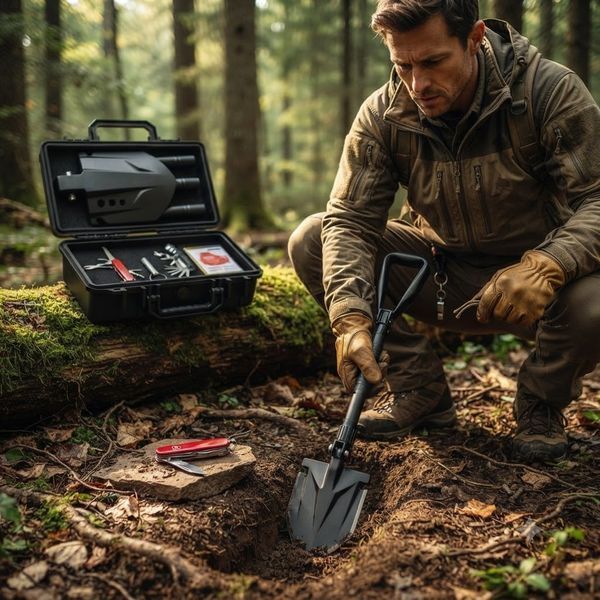 Многофункциональная лопата BL-XD14-26G / Металлическая многофункциональная лопата 24450184 фото