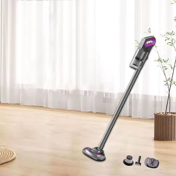 Ручний вертикальний пилосос Mite Remover 2в1, бездротовий пилосос на акумуляторі сірий XL-1153 2053906 фото