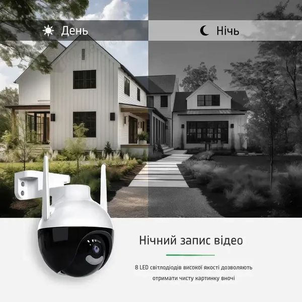Камера 6МП IP N18-6mp видеокамера поворотная CAMERA Ap ICSEE 6 mp + Блок питания 2051672 фото