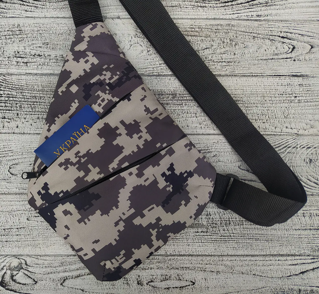Чоловіча сумка месенджер через плече Cross Body 4634 міні рюкзак антизлодій для телефону ключів та документів 2054634 фото