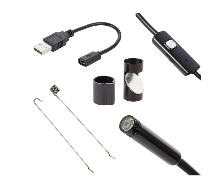 Камера Ендоскоп Android та PC Endoscope, гнучка USB-камера (100P) 5 м 2051114 фото