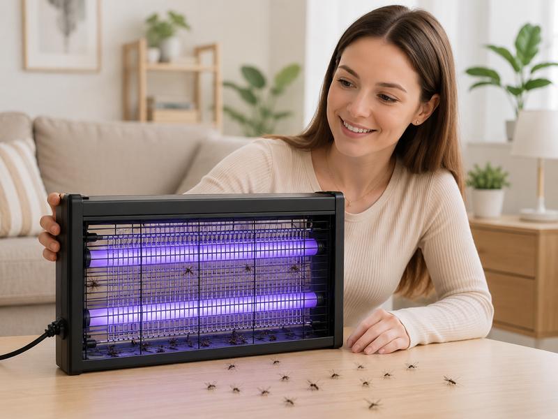 Преміум LED лампа від комарів нового покоління Mosquito Killer ULTRA посилений захист від комах AZ-969 фото